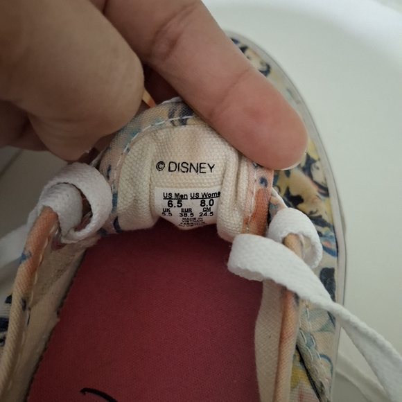 Vans Disney Princess Shoes Size 8 - Picture 8 of 10